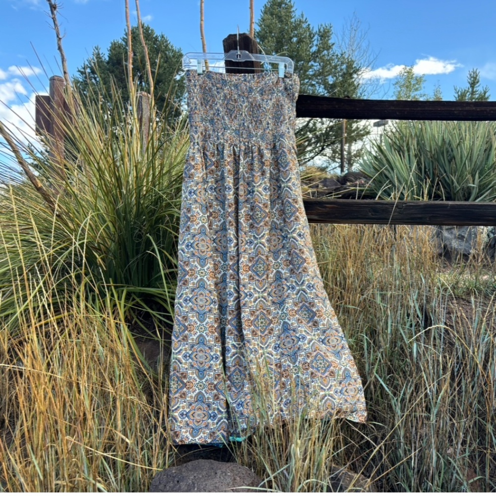 Reversible Dress, Boho, Strapless, new with tags, medium